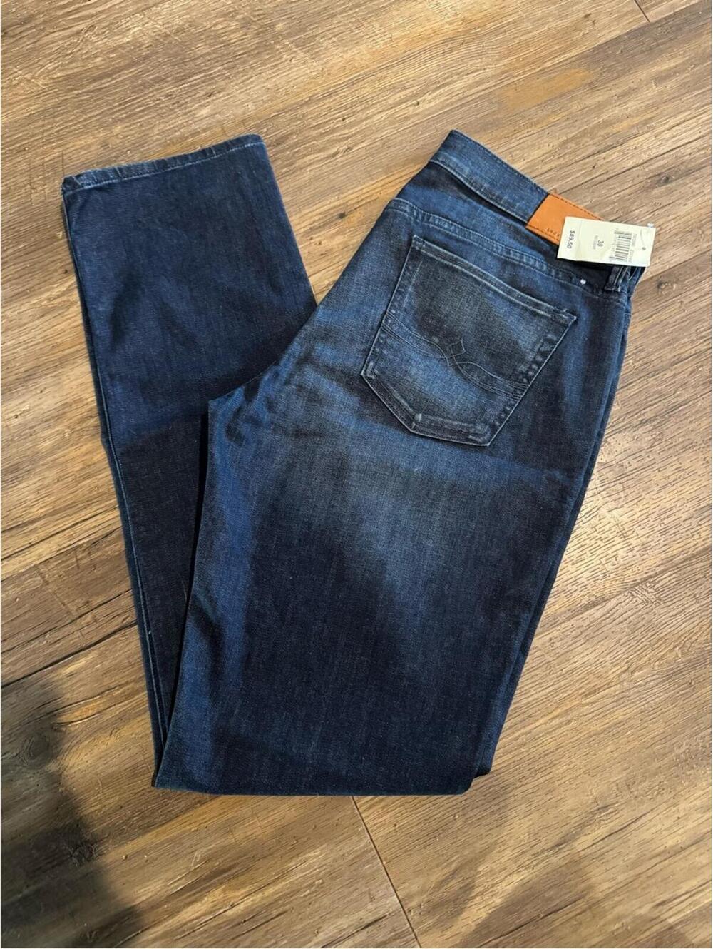 NWT Lucky Brand Sweet N Straight Dark Wash Jeans Sz 10 X 32.5 length